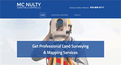 Desktop Screenshot of mcnultysurveyingandmapping.com